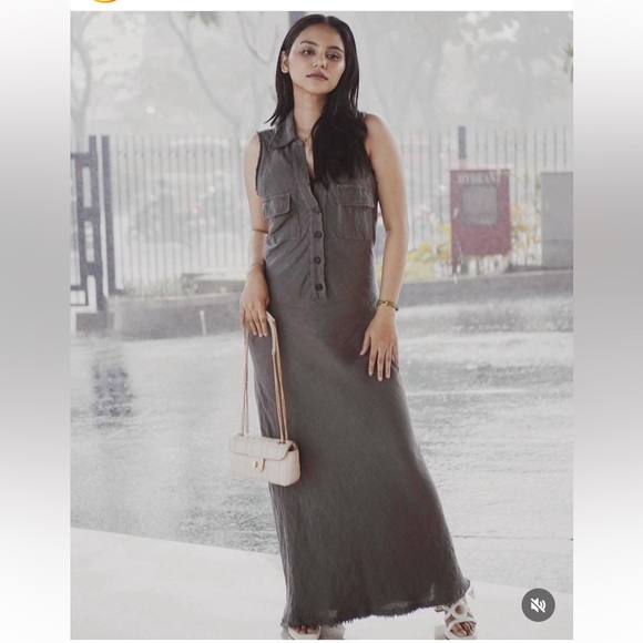 ZARA LINEN SHIRTDRESS - Picture 2 of 11